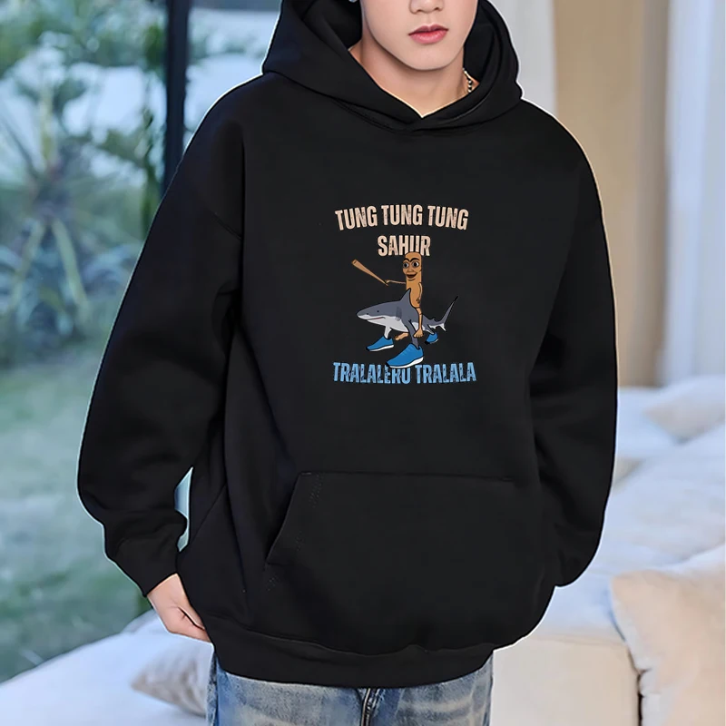 

Brr Brr Patapim T Shirt Funny Italian Brainrot Meme Graphic Hoodie Man Woman Casual Hoodies Sweatshirt Fleece pullover Unisex