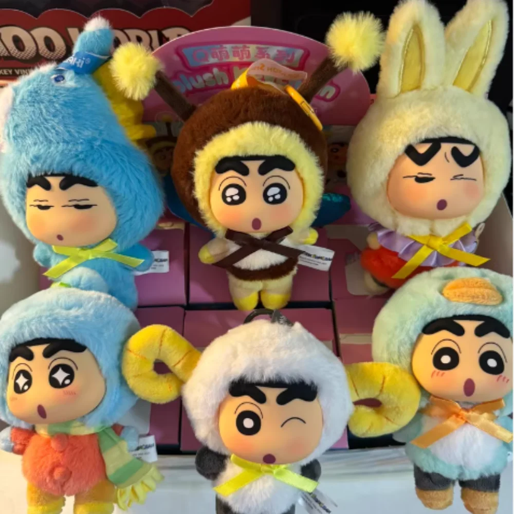 オリジナルクレヨンしんちゃん-q-かわいいシリーズさまざまな小動物に変身ブラインドボックスアニメキャラクターおもちゃホリデーギフト