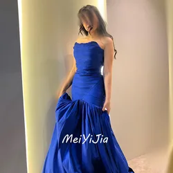 Meiyijia  Evening Dress Strapless Mermaid Simple Robe Sleeveless Saudi  Arabia  Sexy Evening Birthday Club Outfits Summer 2024