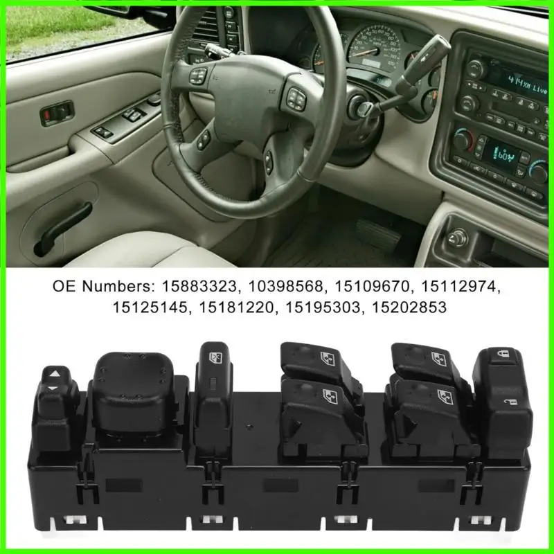 

Replace 15883323 10398568 15109670 15112974 15125145 Power Electric Window Switch Power Window Switch Auto Part