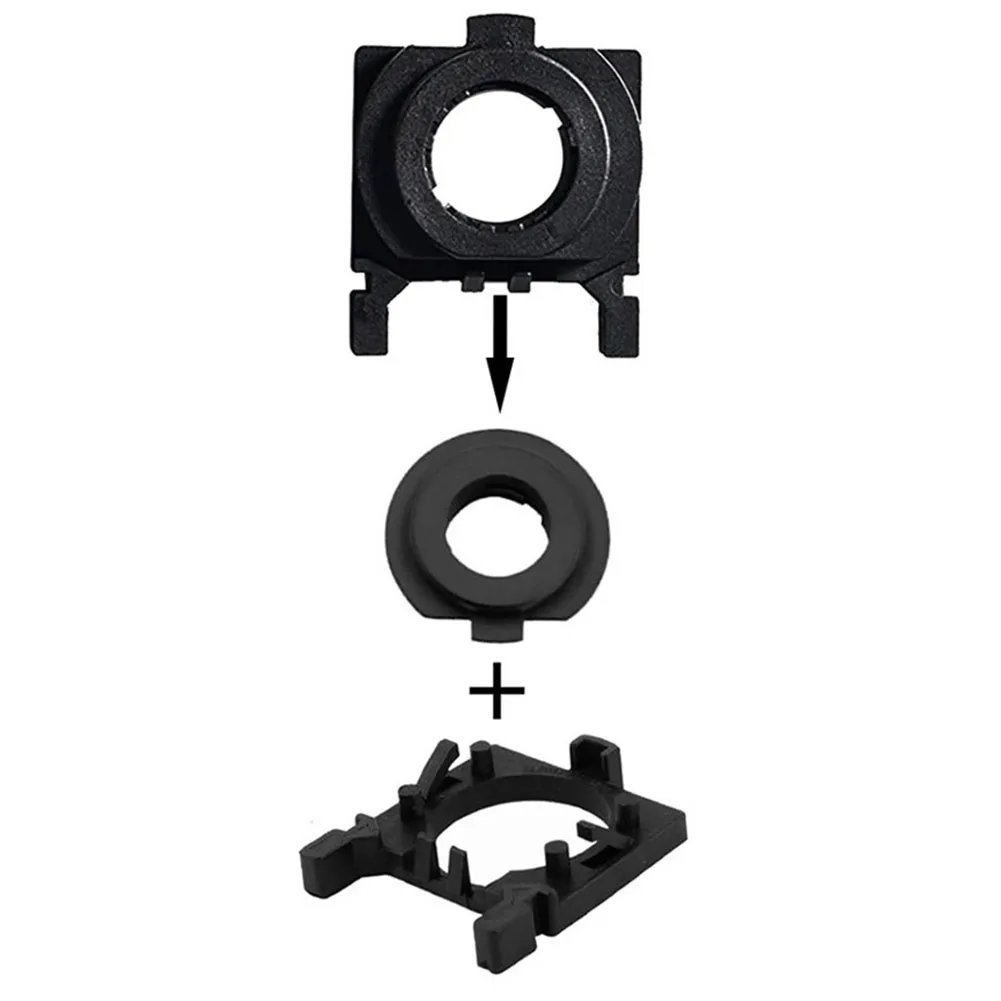 Improved Lighting Output With H7 LED Adapter Holders For Ford Focus Fiesta For Mondeo Low Beam Headlight (2Pcs)