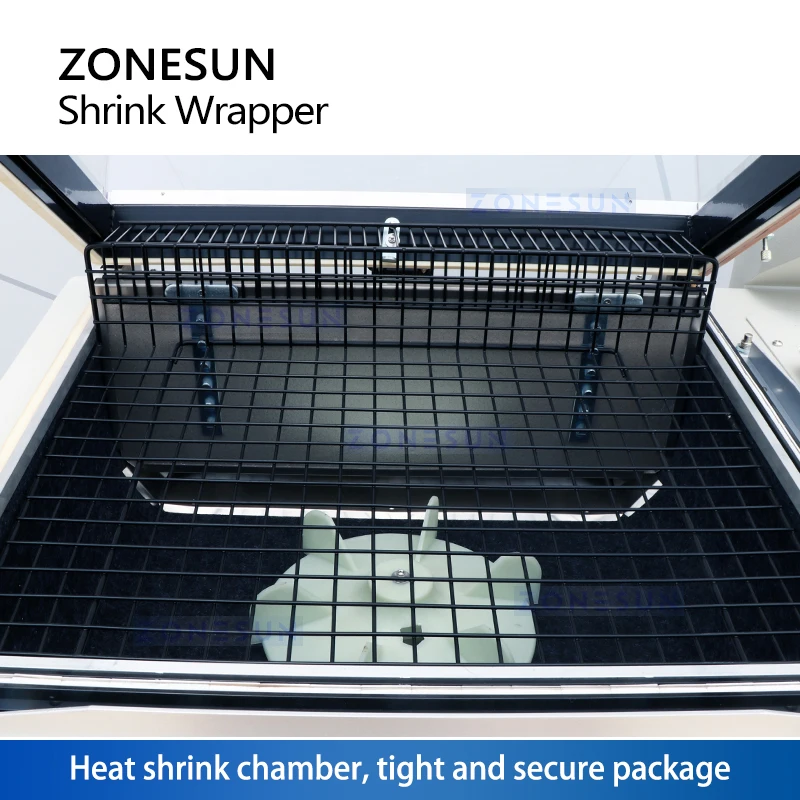 ZONESUN – Machine d'emballage semi-automatique sous forme de L, étanche à la poussière et à l'humidité, protection contre le vol