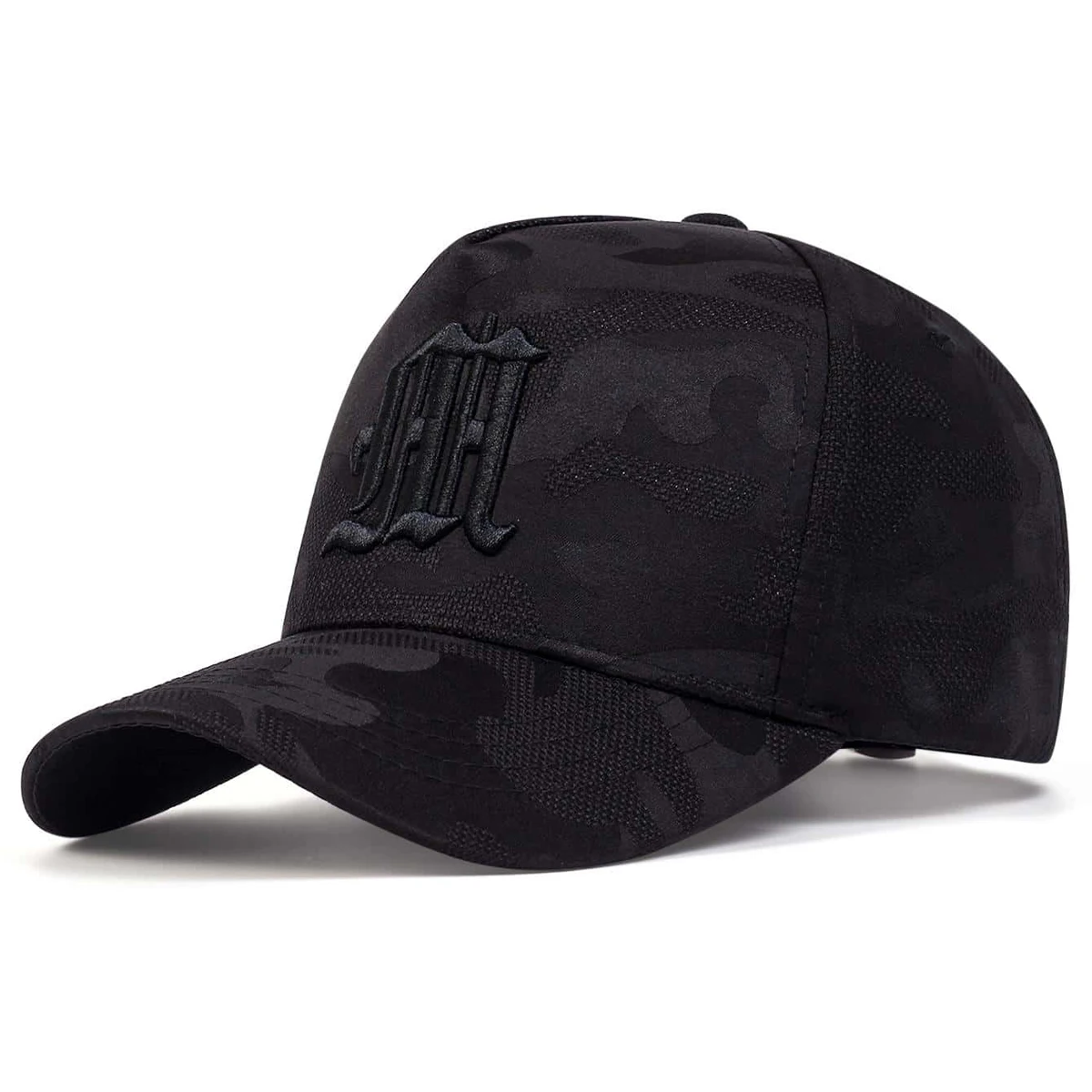 Unisex Gothic Buchstabe M Stickerei Baseball Caps Frühling Herbst Outdoor Einstellbare Casual Hüte Sonnenschutz Hut Sport Kappe – Detail 2