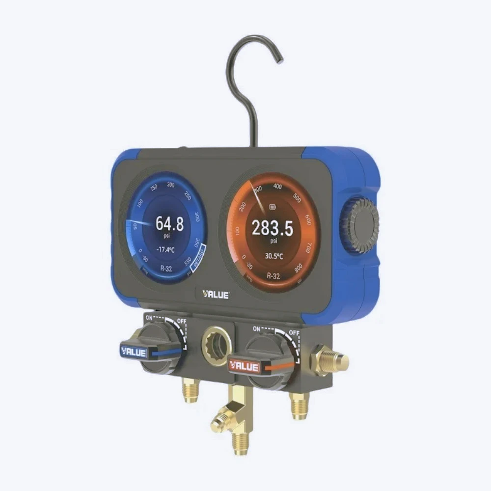 

ZV-VALUE Digital Manifold Gauge VRM2-X With HD Display