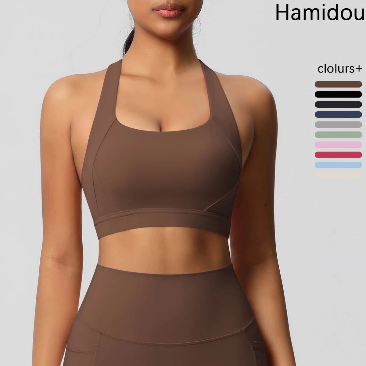 Women Sexy Yoga Vest Sexy Breathable Quick Drying Sport Brassiere Gym Push Up Shockproof High Intensity Pilates Clothes Women