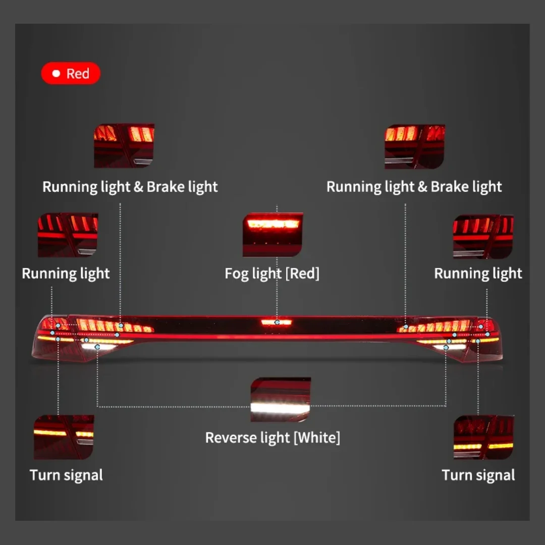 

For Honda Accord 11th 2022-UP Taillight LED Through Taillight Trunk light Eleventh Generation Car Rear Tail Lamp Accessory