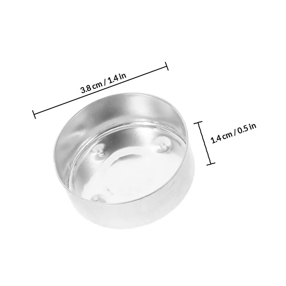150pcs Empty Aluminum Tins Tea Light Containers For Diy Candles Crafts Chocolates Small Holders Wedding Party Decor
