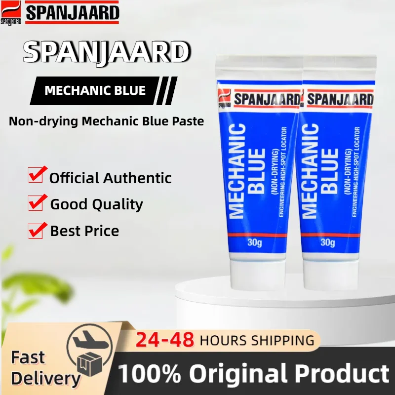 Spanjaard MECHANIC BLUE Non-drying Mechanic Blue Paste 30g for Locating High-Spots on Bearings and Shafts Original Product