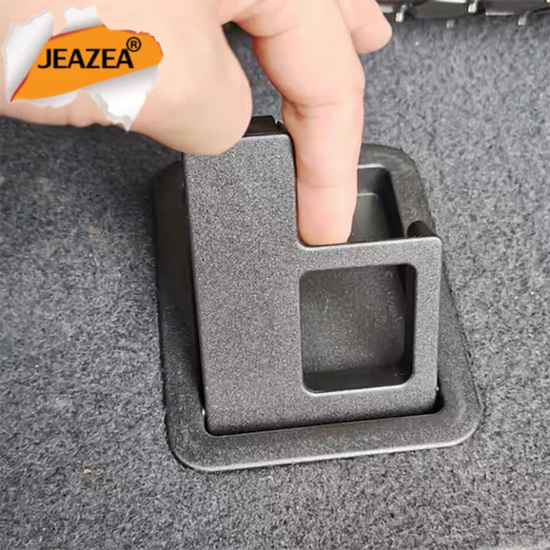 JEAZEA Rear Trunk Liner Cargo Boot Carpet Handle Cover Frame 8E5863627 For Audi A3 S3 A4 B6 B7 B8 S4 A5 S5 A6 A8 VW 8K98616974PK