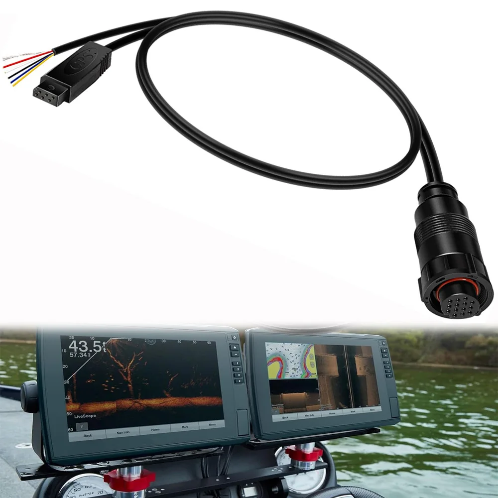 720080-1 AS GPS NMEA Splitter Cable for Humminbird SOLIX/Onix for AS GRP GPS Receiver/ AS GPS HS Heading Sensor Puck