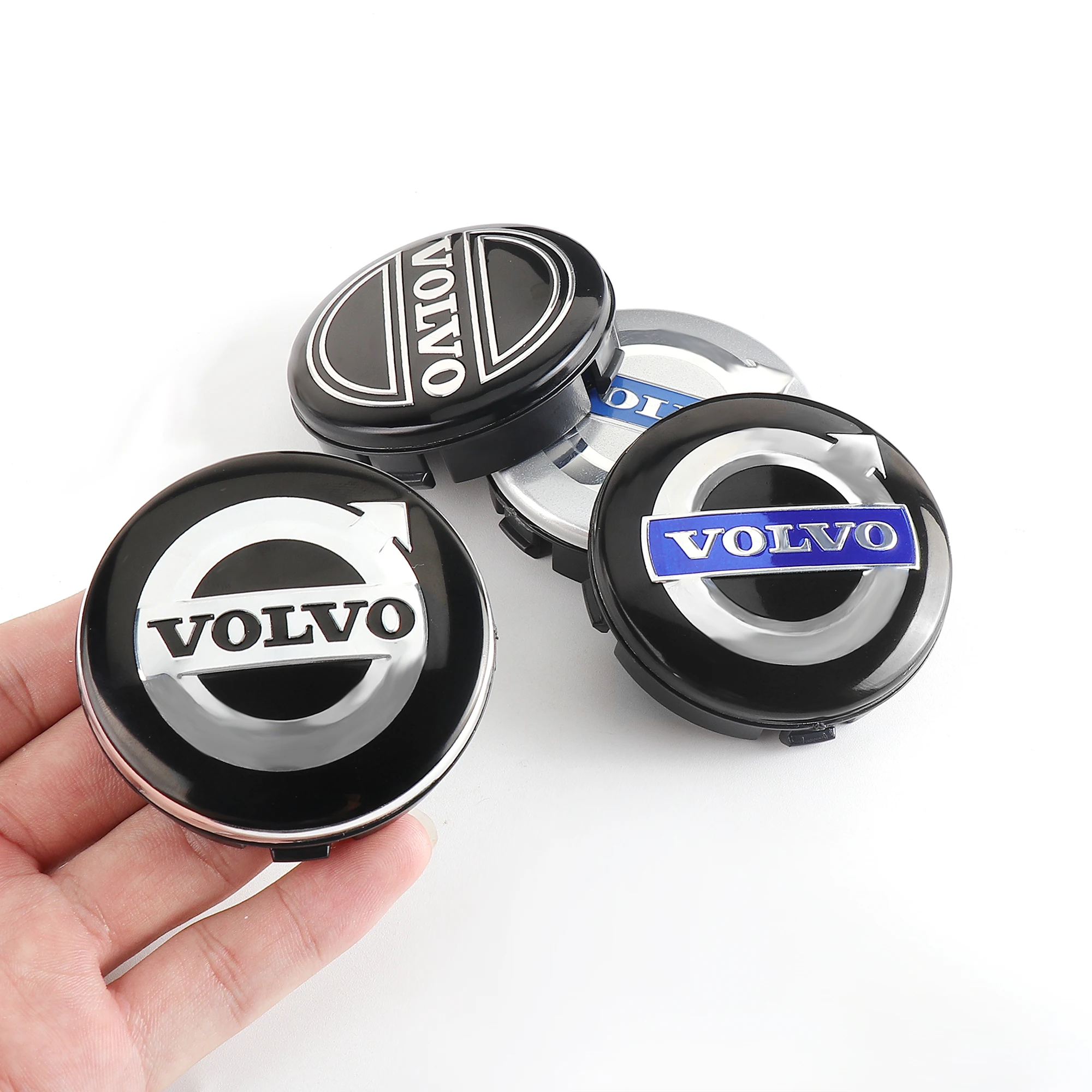 4PCS 64mm Car Wheel Center Hub Caps Cover For Volvo Rdesign AWD C70 S40 S60 S80 S90 V40 V50 V60 V70 V90 XC90 XC60 Accessories