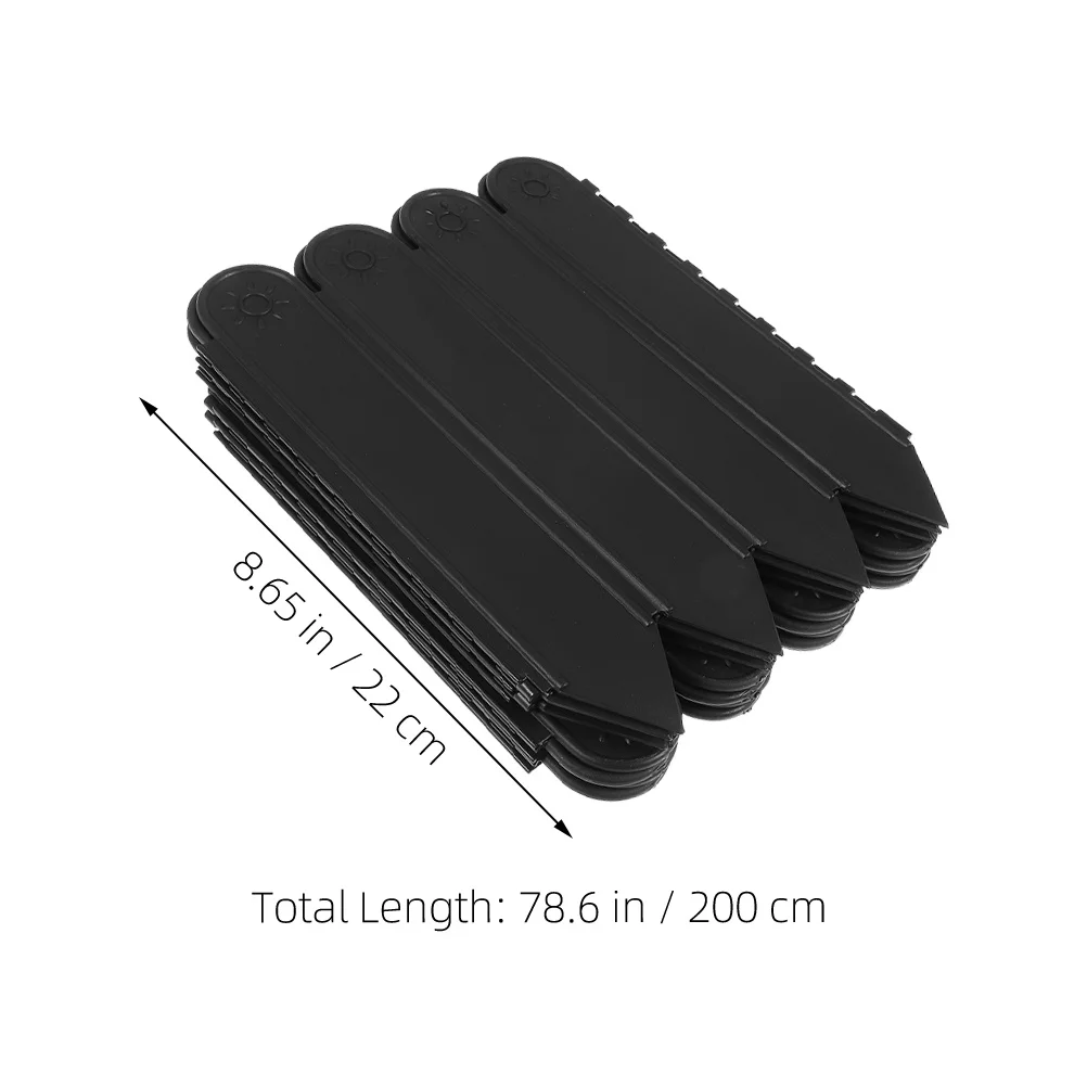 

1 Bag Plastic Garden Fence Lawn Edging Border Landscaping Decorative Outdoor Fence For Yard Flower Bed Tree Protection Small