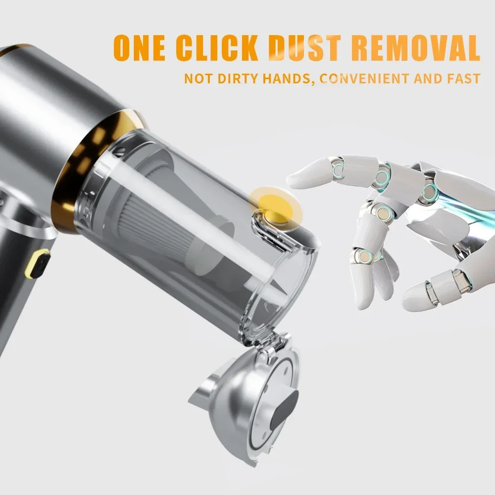 CENRR Powerful Mini Vacuum Cleaner 998000PA Cordless Portable Car Vacuum Cleaner for Home Appliance Handheld Blower Car Cleaner