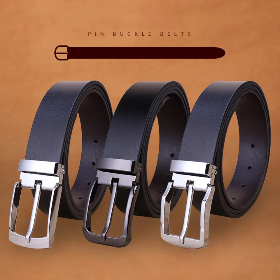 New Slim And Narrow Leather Needle Buckle Belt Fashionable Men's And Women's Business Travel Black Wear-Resistant Pants Belt