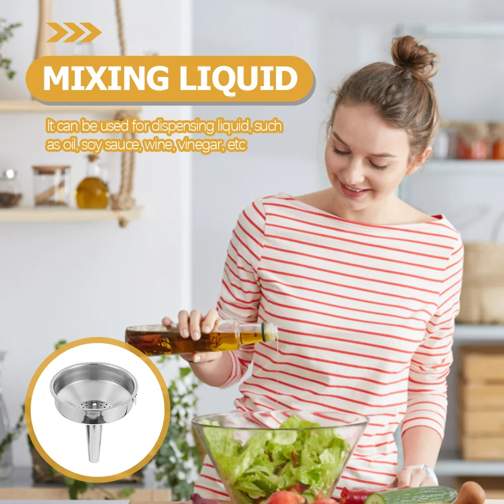 

1 комплект, многофункциональная воронка для переноса с большим горлышком, маленькая износостойкая многоразовая фляжка для вина, воронка для бытовых аксессуаров