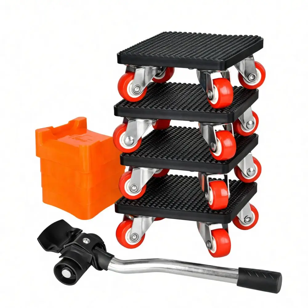 Furniture Moving System Lifter Tool Heavy Objects Shifter Glider Roller Wheels For Moving Homes Beds Wardrobes Appliances