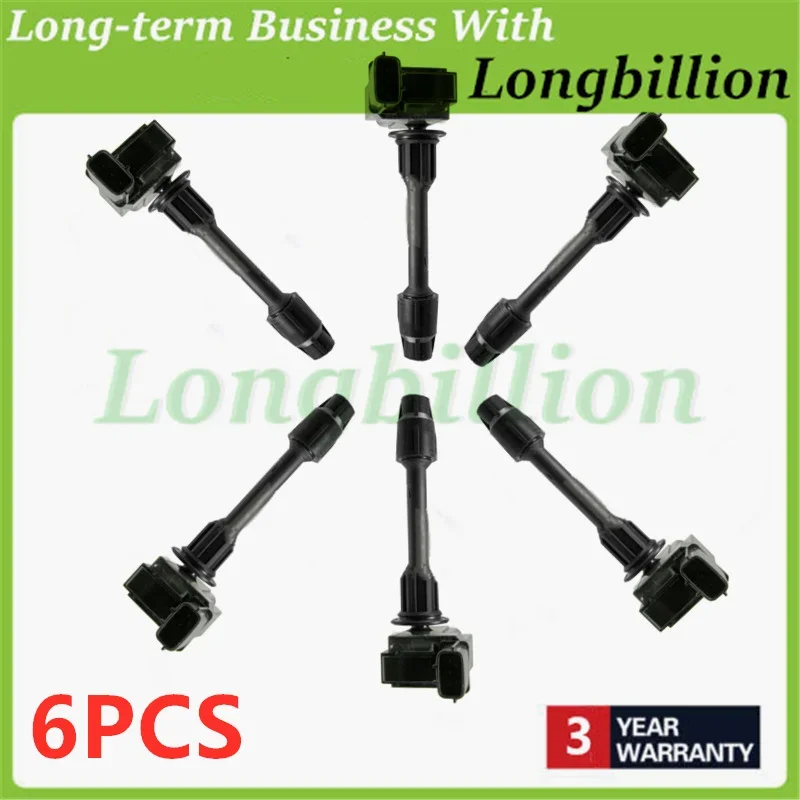 

6Sets Ignition Coil 22448-2Y015 22448-24015 22448-2Y000 22448-2Y001 for Nissan Maxima I30 3.0L V6 2000 22448-2Y005 22448-2Y006
