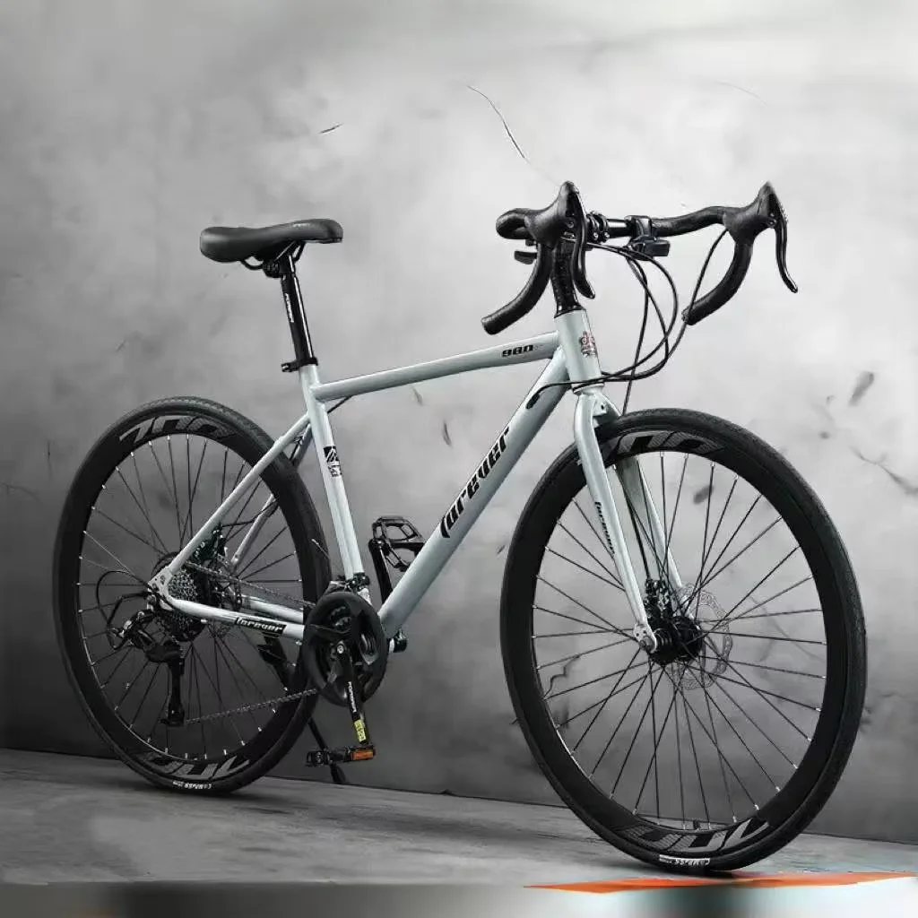 

Прочный 700C гоночный спортивный пригородный шоссейный велосипед для студентов-мужчин, стильный стальной горный велосипед, тормозная система тормозной магистрали