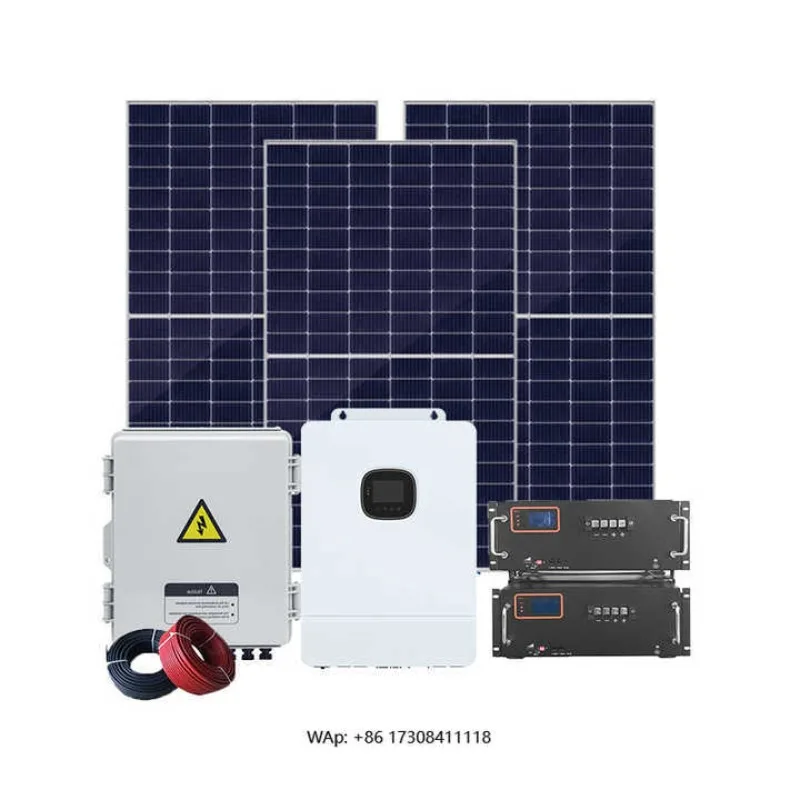 5-10kW  inverter LiFePO4 lithium battery, full set of home backup grid solar system complete kit CAN