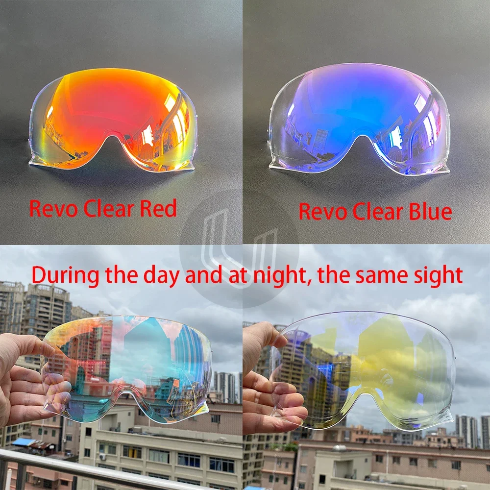 Anti-explosion UV Protection Motorcycle Helmet Sun visor Goggles lens Fit for SHOEI JO EX-ZERO CJ-3