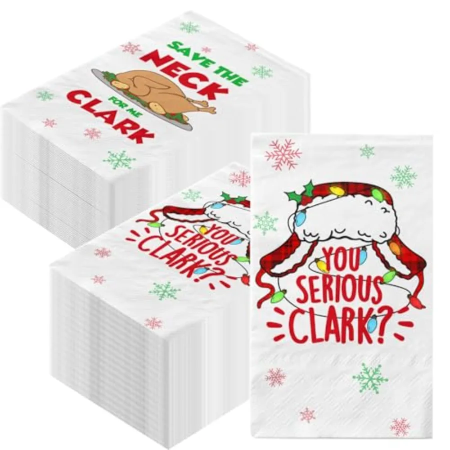 

Christmas Vacation Decorations pkins40pcs Christmas Cocktail pkins Disposable Christmas Paper pkins For Xmas Bathroom Decor Win