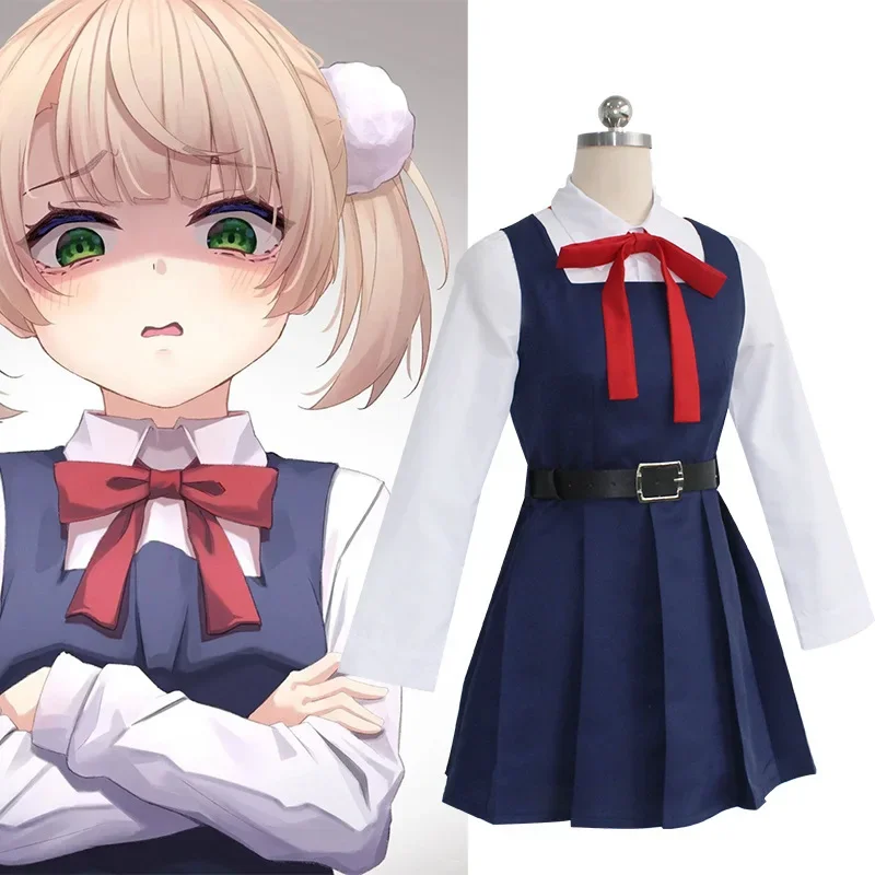 Uniforme de Cosplay Tenito Ui JK pour Femme, Costume Lolita Vtuber, Vêtements d'Halloween