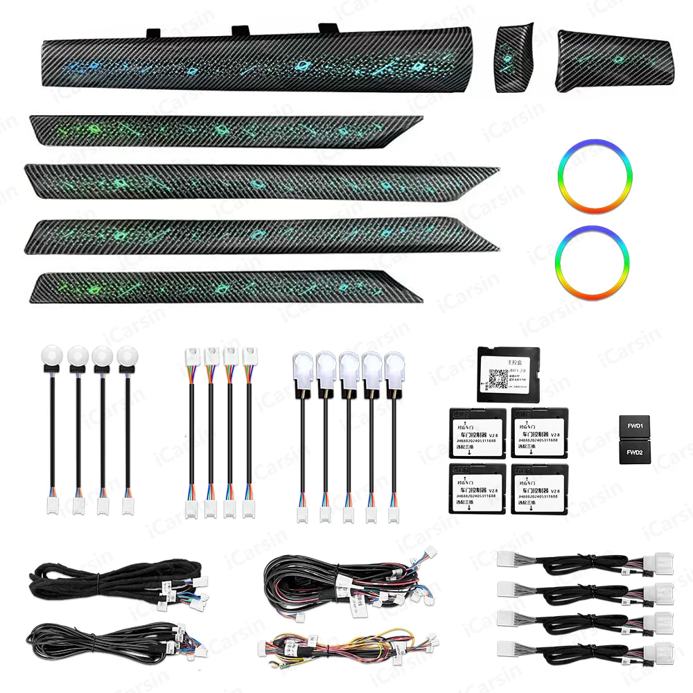 

ICarsin Upgrade RHD Symphony Led Car Interior Ambient Light For Honda Civic Tenth-generation 2016-2021 Decoration Accessories