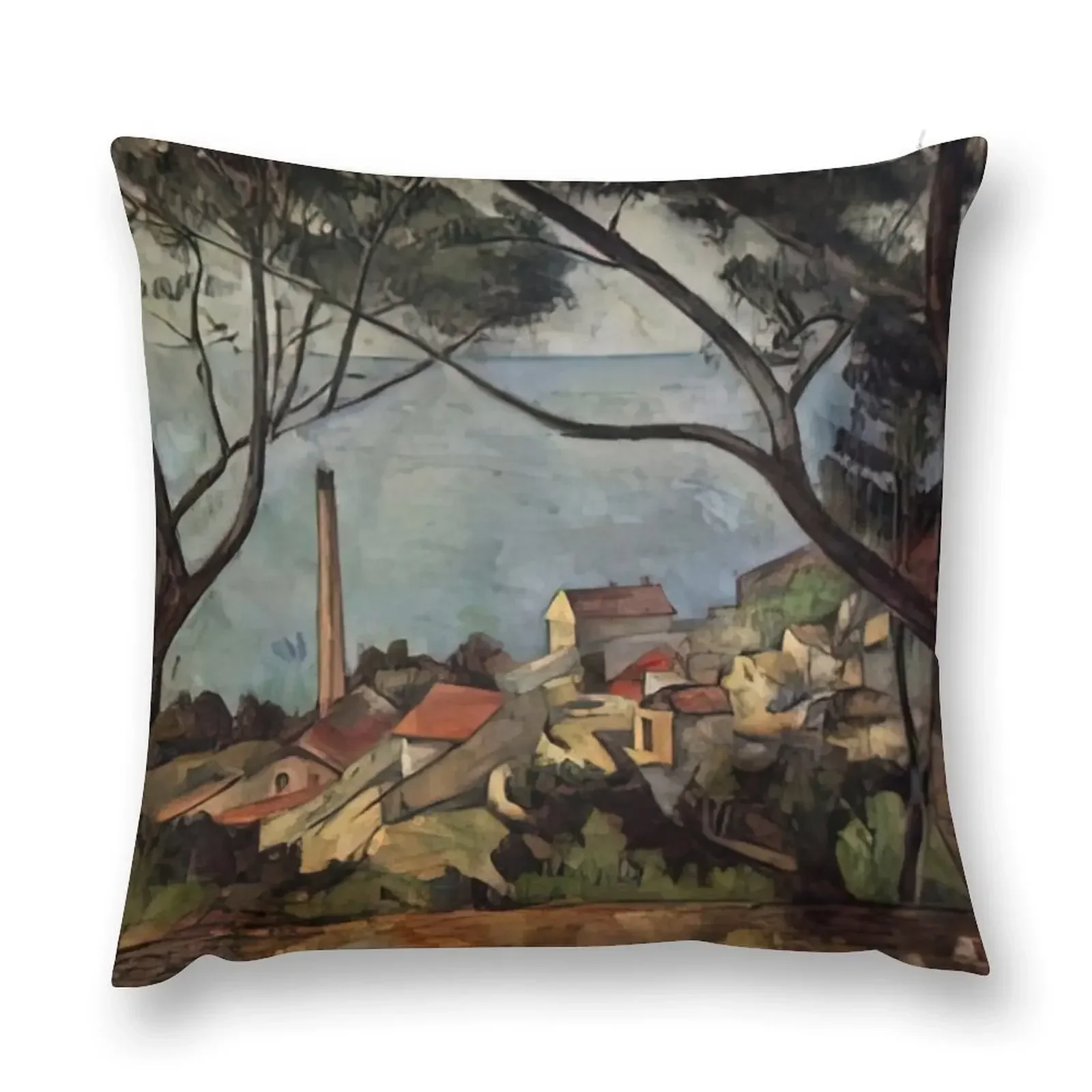 

paul cézanne paintings Throw Pillow home decor items christmas decorations 2025 pillow