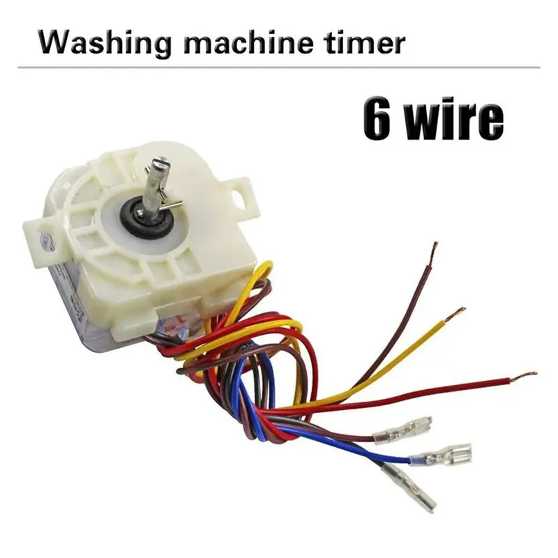 [Todayseller】 3X 6 Line Oblique Ear Washing Machinetimer 68Mm Center Hole Distance 90 Degree Switch Shaft