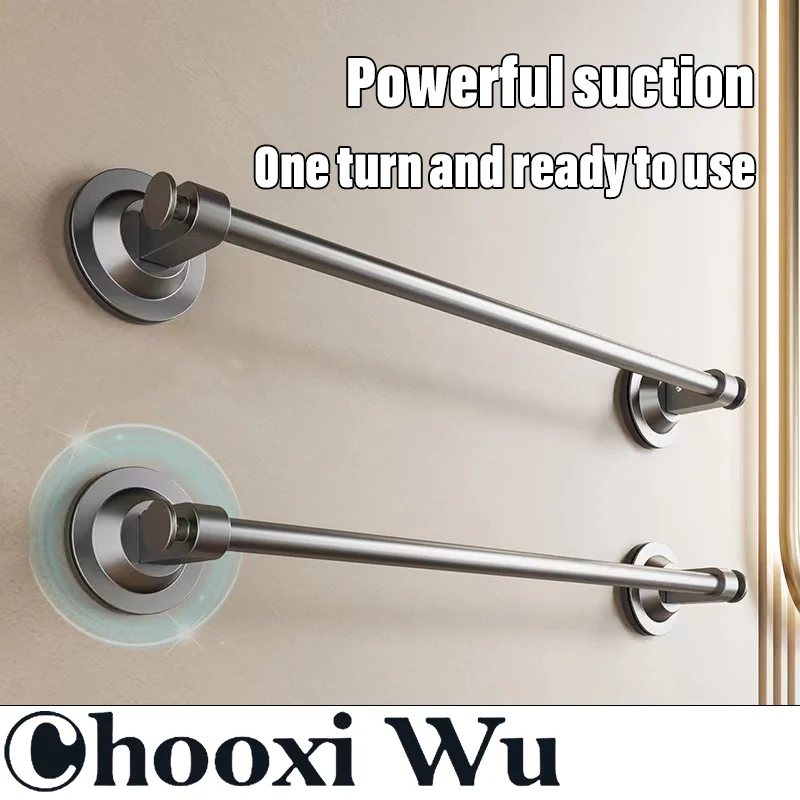 CHOOXIWU-no-punch suction cup towel rack, super strong suction, no falling off, vacuum adsorption without damaging the wall