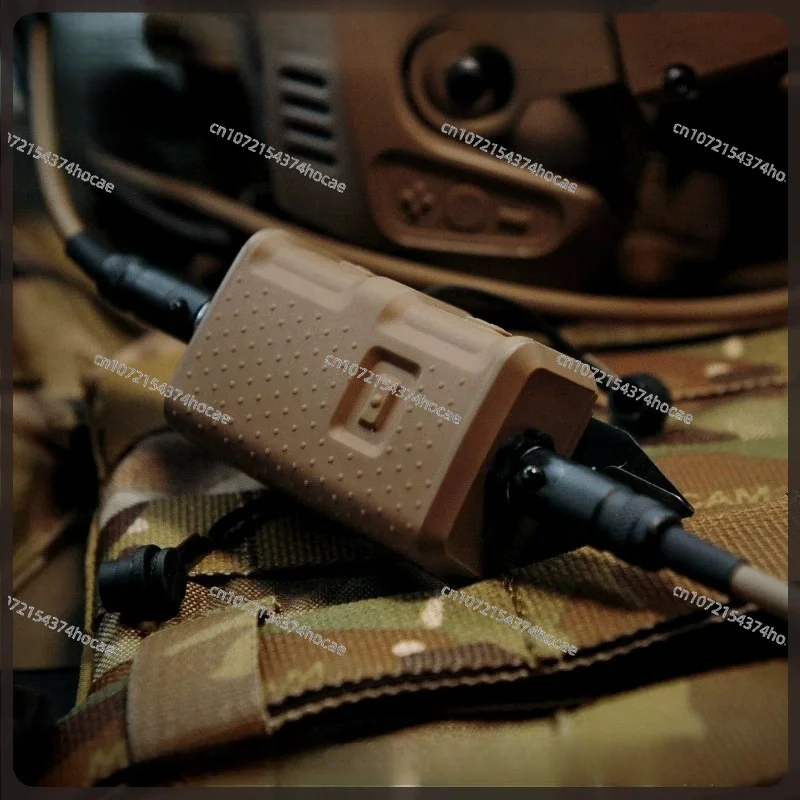 6 Pin Connector Noise Reduction Tactical Communication Headset Single Channel PTT Fit for PRC148 PRC152 AMP
