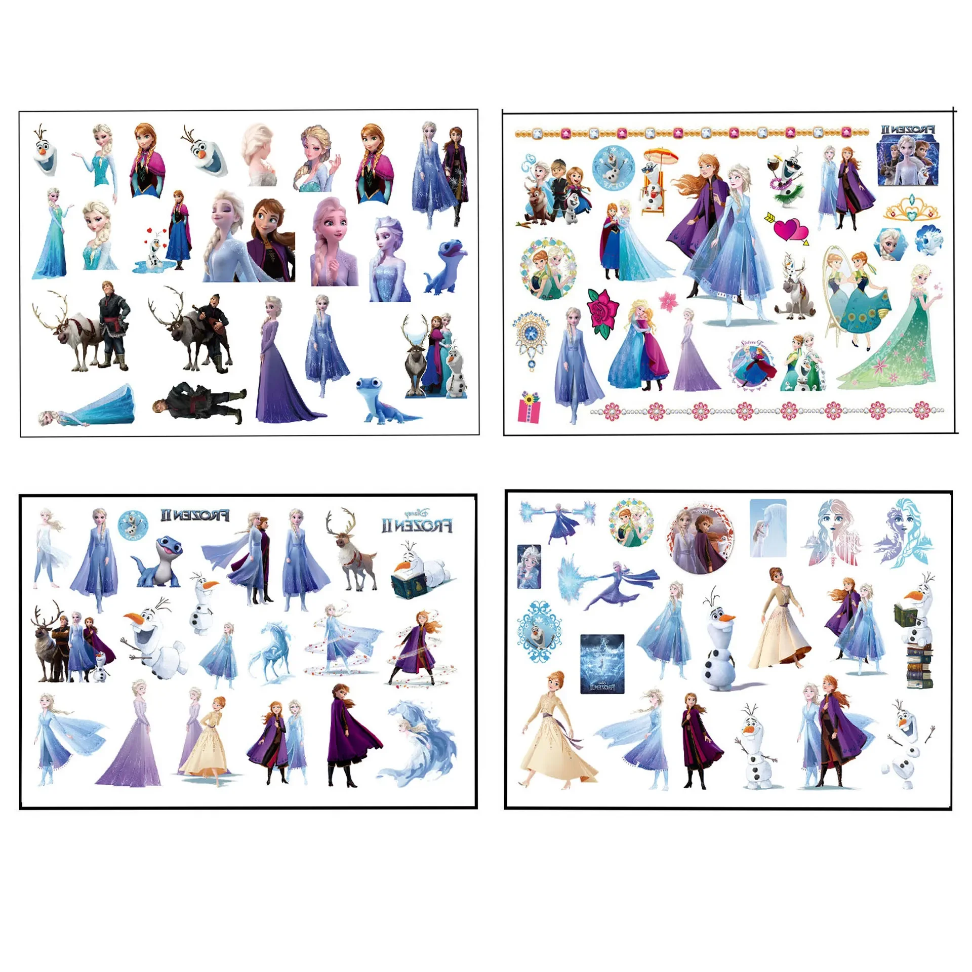 

Disney Frozen Kids Tattoo Stickers Princess Elsa Anna Cartoon Anime Cute Sticker Birthday Party Supplies Birthday Gifts Girl Toy