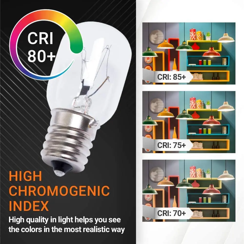 Bohlam lampu Microwave 40W E17 125V, bagian pengganti tepat cocok untuk Microwave KOLAM RENANG DAN lampu Lava pak 3