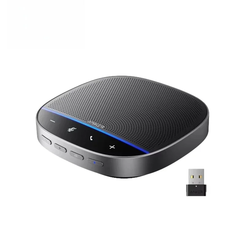 Anker PowerConf S500 Speakerphone With Zoom Rooms And Google Meet Certifications USB-C Conference Speaker Bluetooth Speakerphone