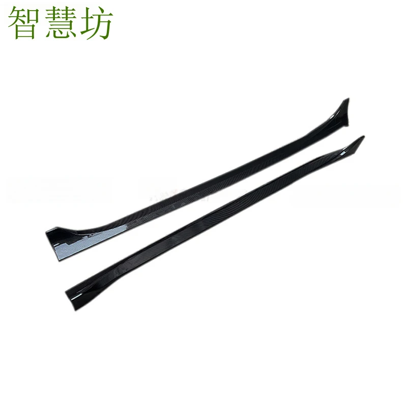 

Подходит для модификации Tesla Model 3, накладки на боковые спойлеры из настоящего карбона, автомобильные аксессуары.