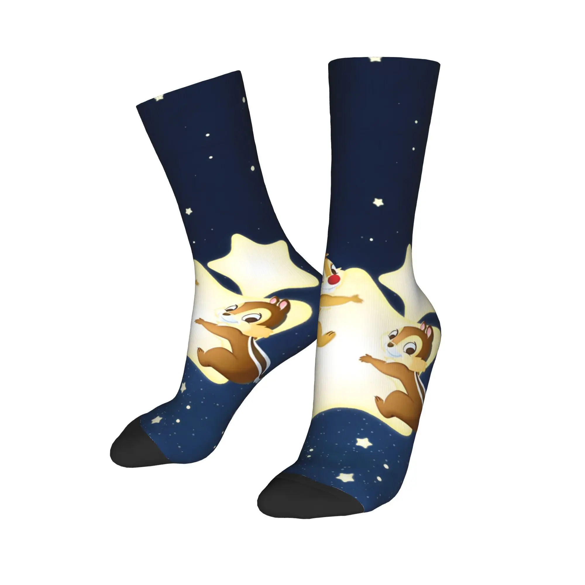 Chip Dale Stars Cartoon Sock New Men's Socks Casual Polyester Tamias Sport Women Socks Spring Summer Autumn Winter