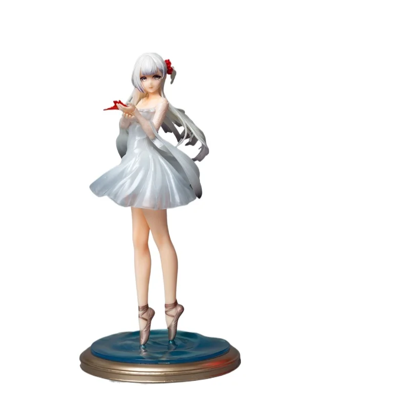 25cm 아즈르 레인 애니메이션 피규어 쇼카쿠 스태틱 PVC 소재 수집품 소년용 데스크탑 장식 아름다운 소녀 모델