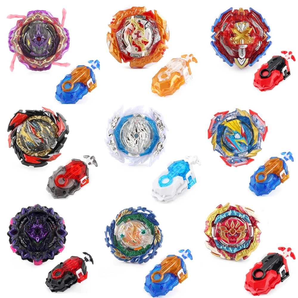 Metal Spinning Top Battle Gyro Toy con Set de Lanzador de Cuerda Gift For Kids Fast Spinning Gyro Toy Birthday Gift