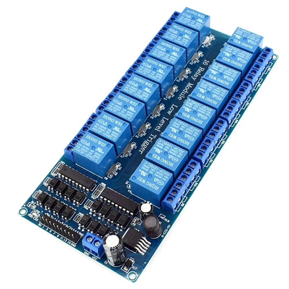 5V 16 Channel Relay Module for arduino ARM PIC AVR DSP Electronic Relay Plate Belt optocoupler isolation