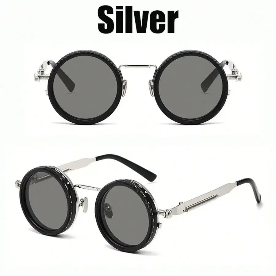 Steampunk Adjustable Brightness Lens Glasses