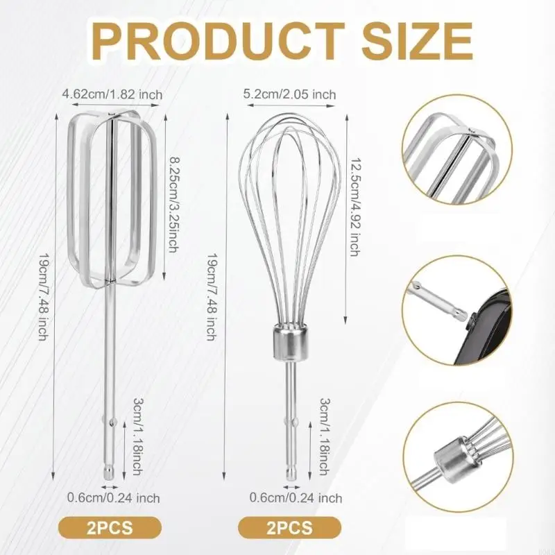 D0AB Batir accesorios Herramienta batidora batidores para batidora manos para hornear