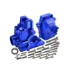 GPM 금속 알루미늄 전방 후방 기어박스 케이스, Diff 쉘 9529, Traxxas 1/8 슬레지 몬스터 트럭 95076-4 RC 카 업그레이드 부품 2