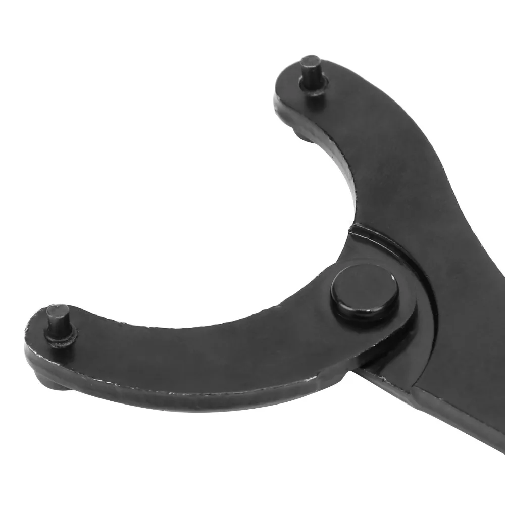 

2PCS Carbon Steel Bottom Bracket Wrench 16.6cm Rubber Handle Bike Flywheel Wrench Adjustable Lightweight Freewheel Wrench