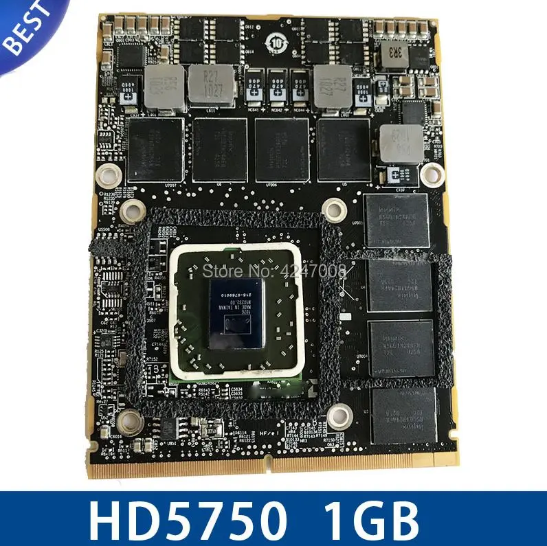 HD5750 HD5750M Vga Video Card 2010 Year 109-B97157-00 216-0769034 HD 5750 Graphic VGA Card For iMac 27