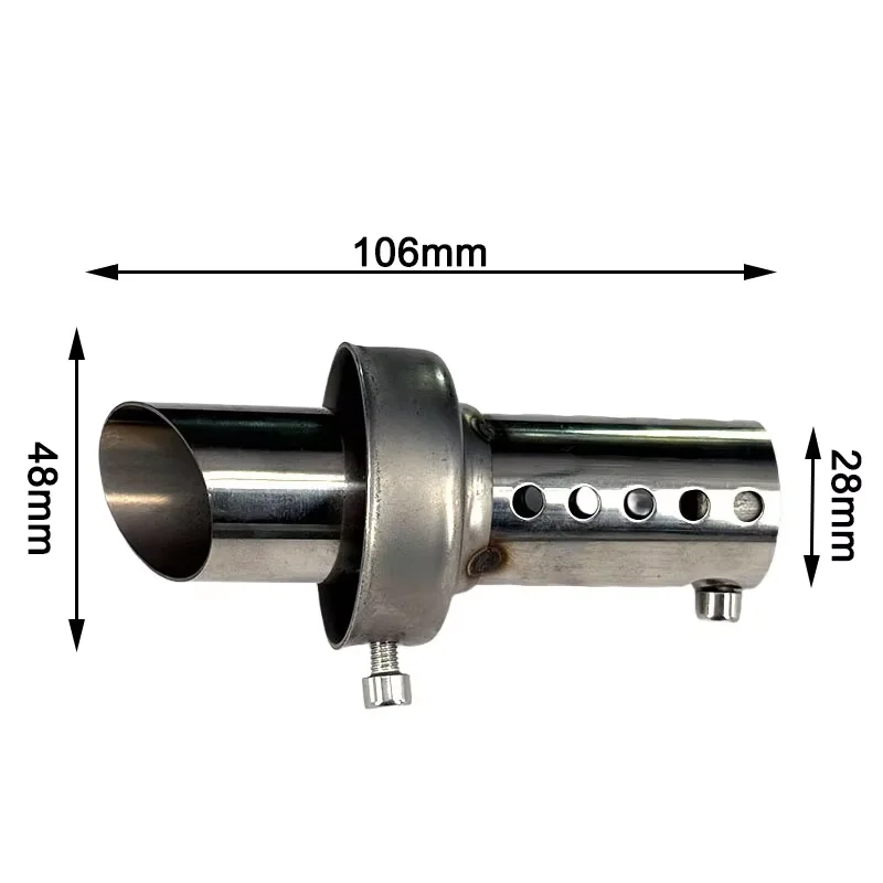 Universal 48mm Motorcycle Exhaust Muffler Pipe Removable DB Killer Silencer Sound Reducer For Honda Yamaha Noise Eliminator