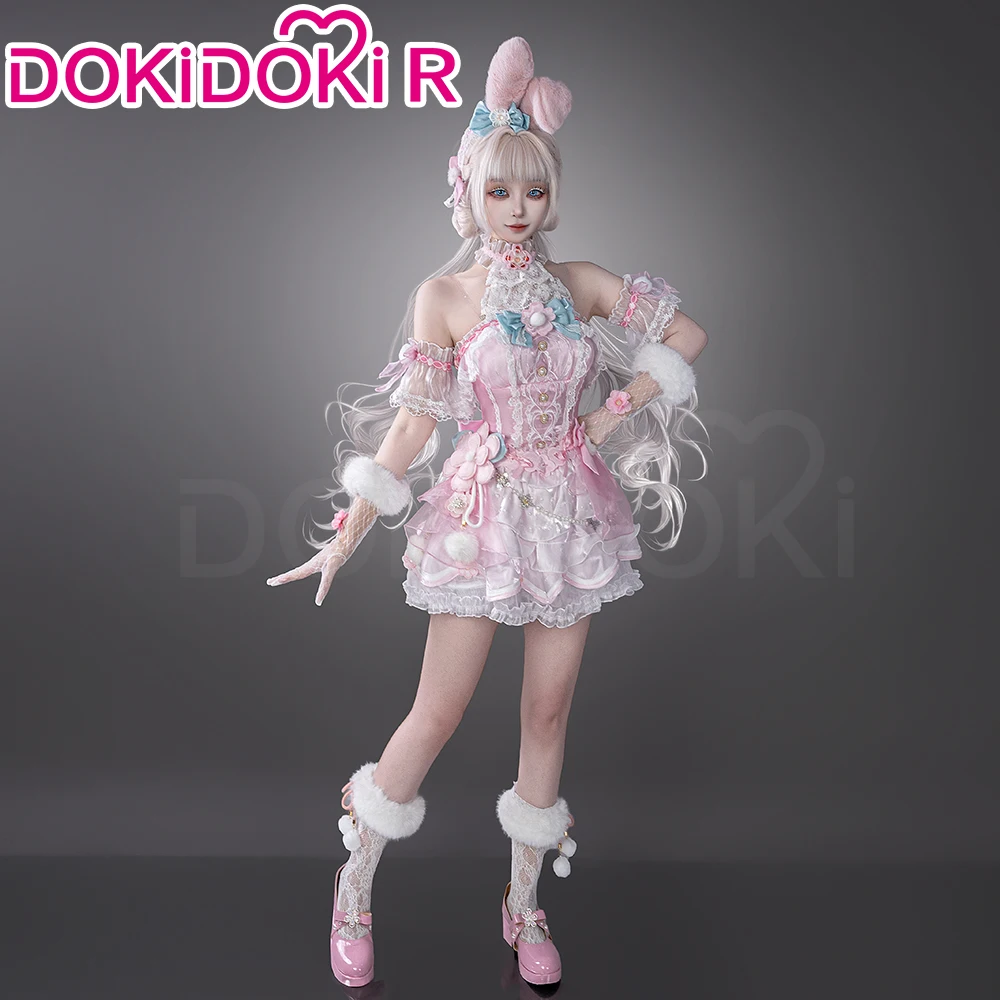 BLADEPOINT DokiDoki-R Ziping Yin Cosplay Abito da cameriera carino Costume anime da donna Uniforme a maniche corte per le feste