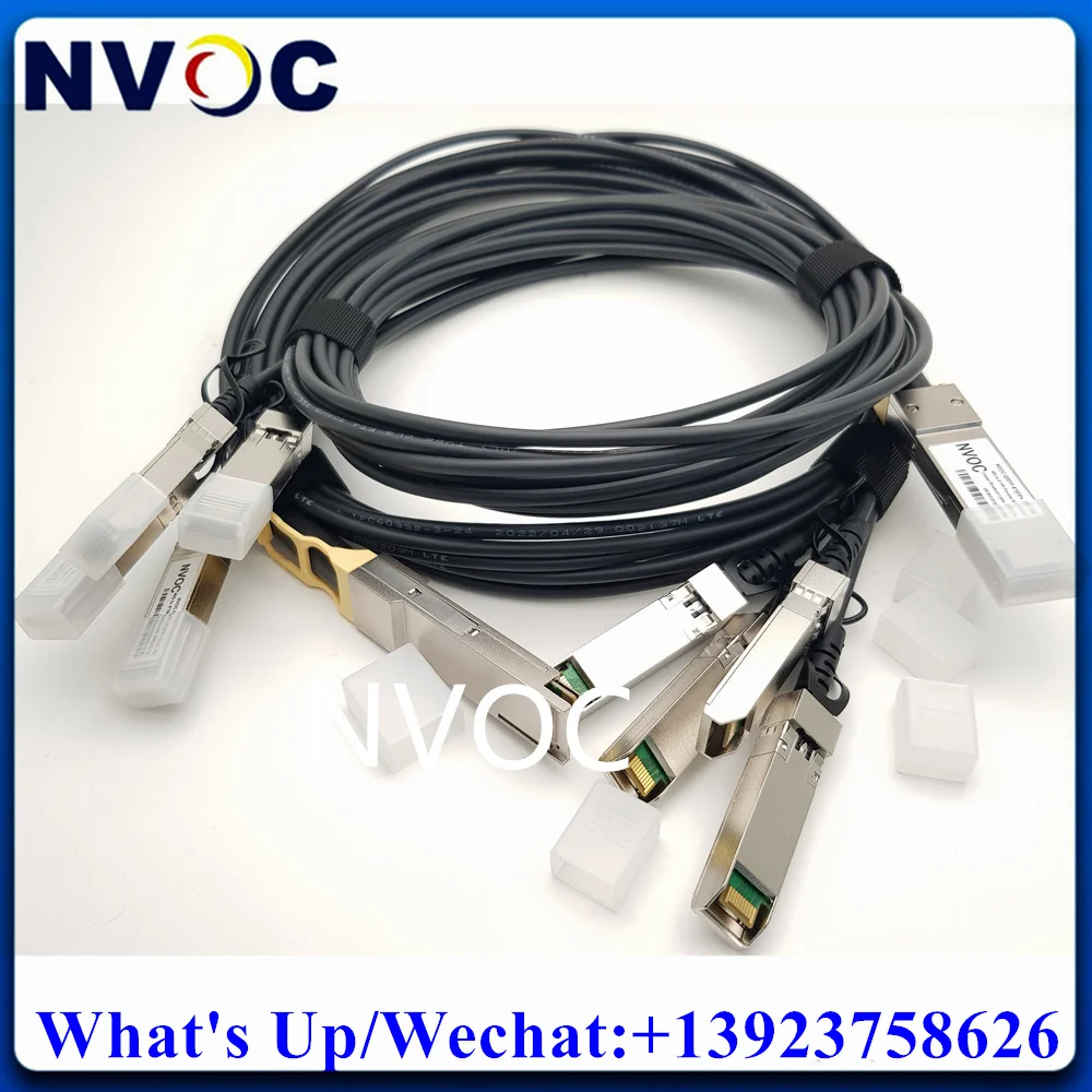 

2Pcs 40G QSFP+ TO 4*10G SFP+,30AWG,2M DAC Data Direct Attach Passive Copper Cable For Cisco,Huawei,HP,Intel Switch