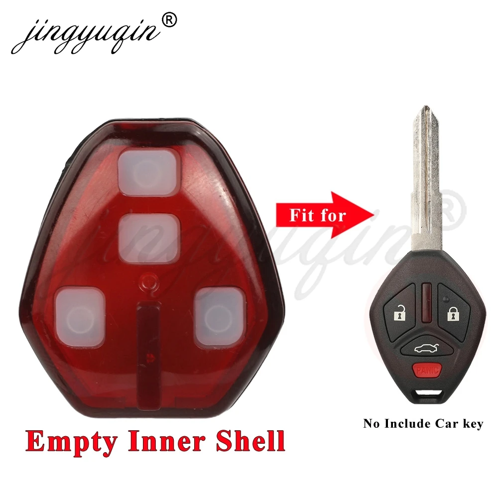 Jingyuqin 5/10/30 Stück Auto-Fernbedienungsschlüsselgehäuse, Innenhülle für Mitsubishi Outlander Montero Pajero Triton ASX Lancer Shogun L200 – Detail 3