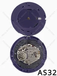 Brand New Japanese Original As32a Movement Three-Pin Eco-Drive Movement As32 Solar Energy Watch Movement Accessories