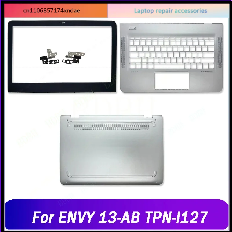 For Rear Lid For HP ENVY 13-AB TPN-I127 Laptop LCD Front Bezel Palmrest Bottom Case Hinges C B D Shell
